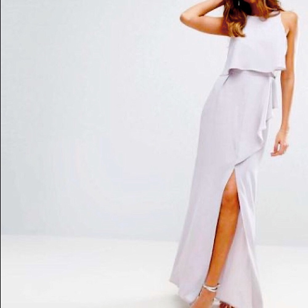 ASOS Lilac Maxi Bridesmaid/Formal Dress